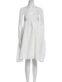 Square Neckline Mini Dress