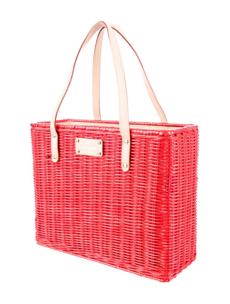 Kate Spade New York Wicker Tote Handbags WKA10146 The RealReal