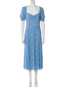 Floral Print Long Dress