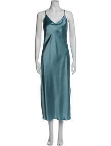 Silk Long Dress