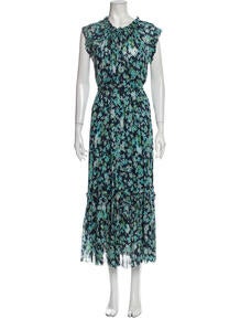 Floral Print Long Dress